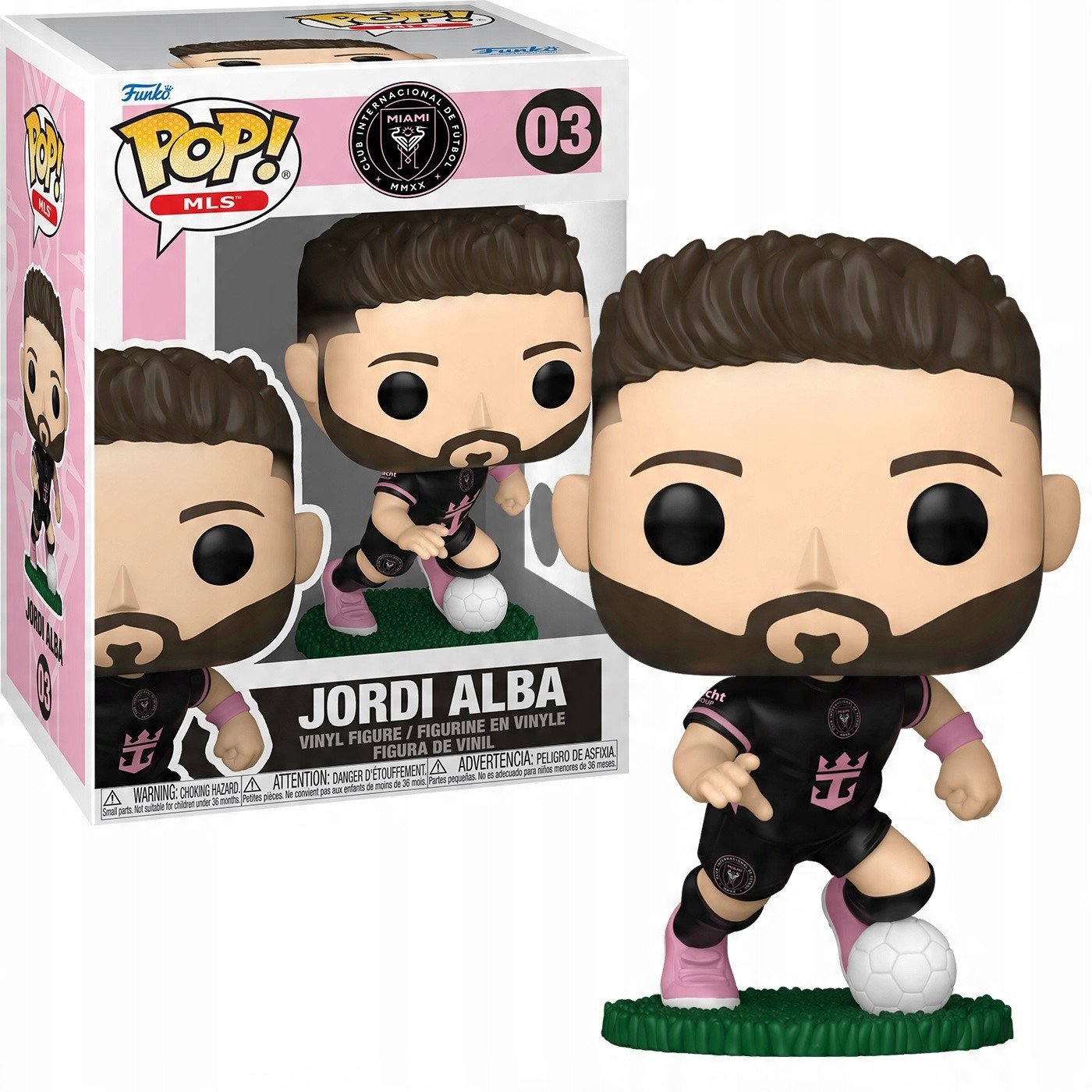 FIGURKA FUNKO POP: MLS: INTER MIAMI - JORDI ALBA (AWAY) 03