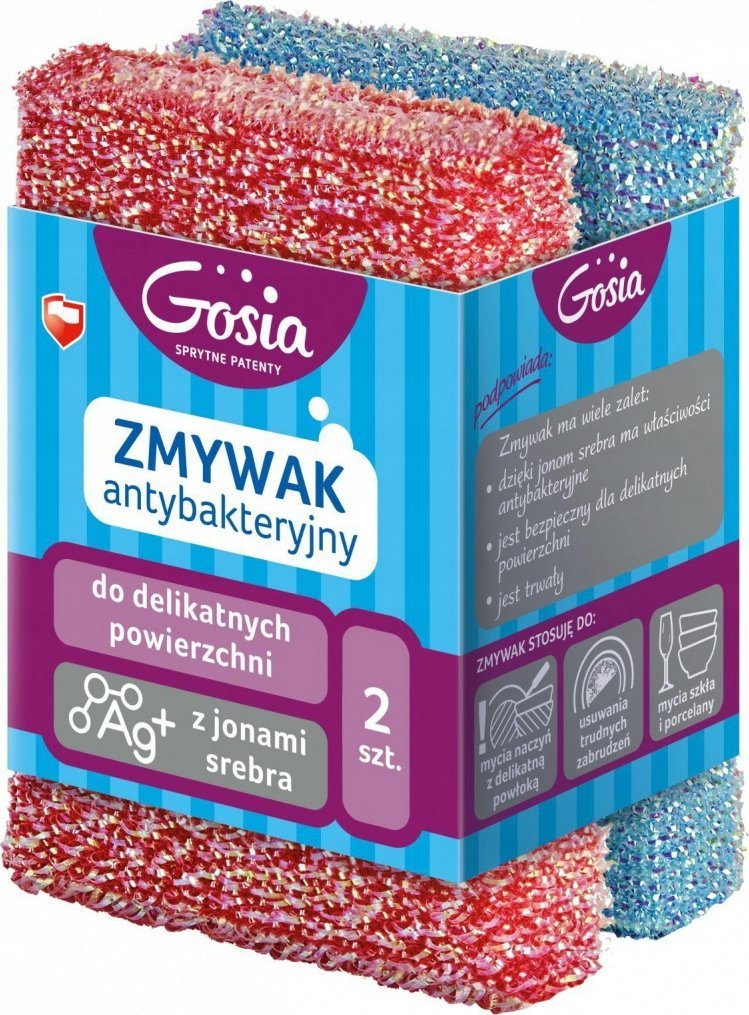 Politan Gosia Gosia Zmywak Do Delikatnych Powierzchni Z Jonami Srebra 2szt 7909...