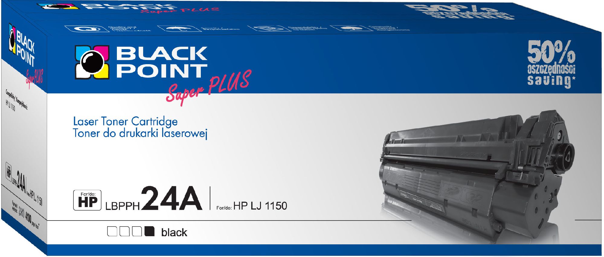 Toner Black Point LBPPH24A Black Zamiennik 24A (LBPPH24A)
