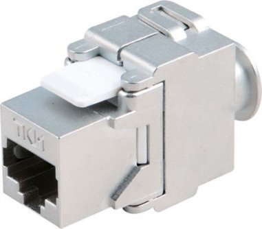 Bachmann BACHMANN Łącznik Keystone CAT6a STP RJ45/LSA 10GB, metaliczny