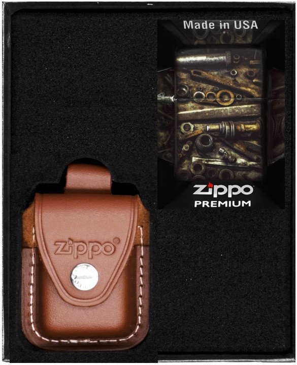 Zestaw ZIPPO Zapalniczka VINTAGE TOOLS DESIGN Prezentowy No2
