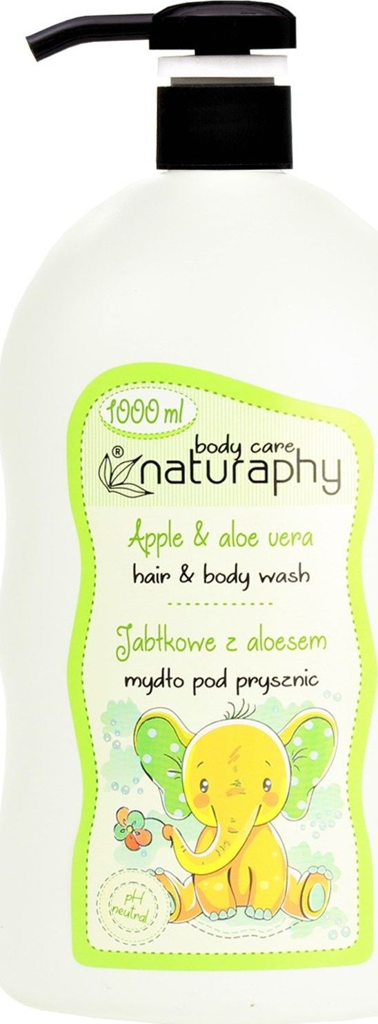 BluxCosmetics Kids mydło pod prysznic jabłkowe z aloesem 1L