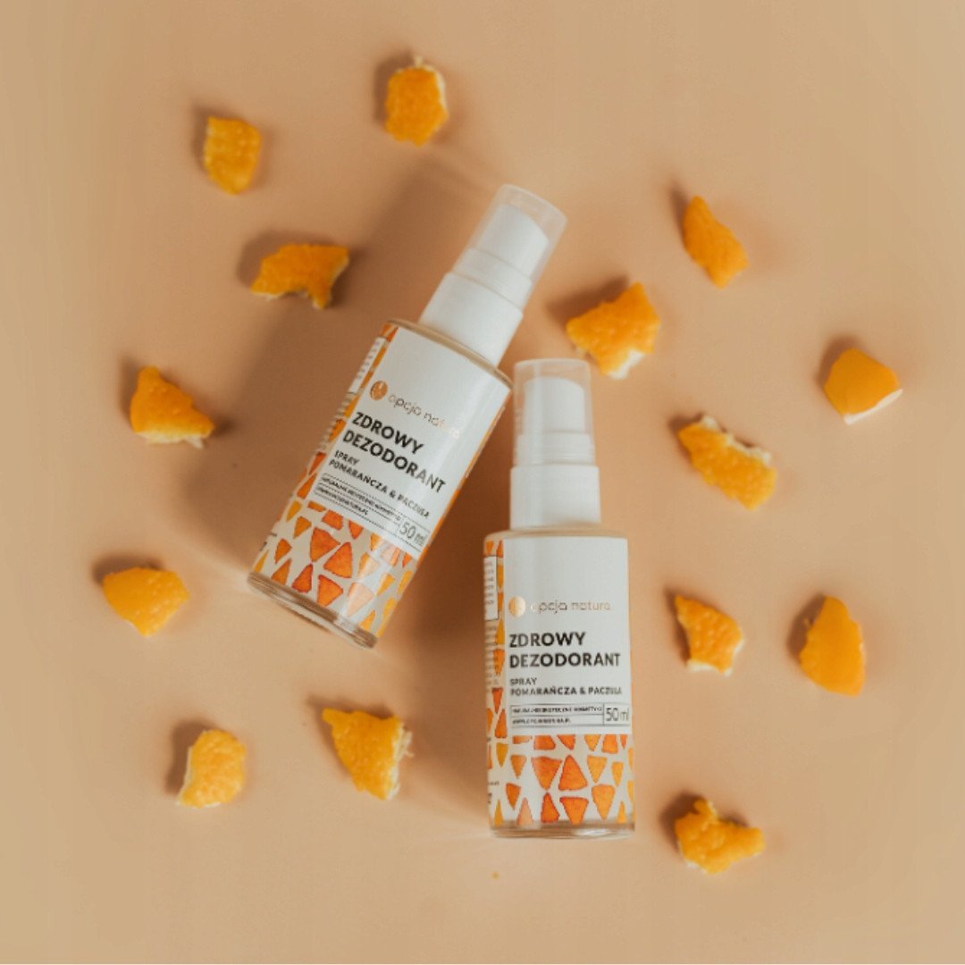 OPCJA NATURA_Zdrowy dezodorant w sprayu Pomarańcza & Paczula 50ml