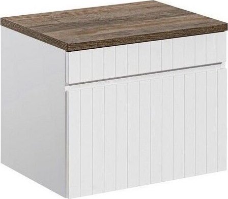 Comad Szafka pod umywalkę z blatem, Iconic, 60x46x46 cm, biały, mat