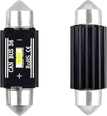 AMiO LED CANBUS 1 SMD UltraBright 1860 Festoon 36mm White 12V/24V