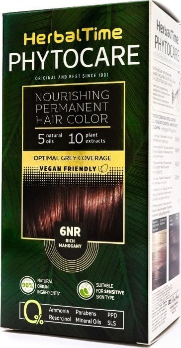 ENERGY OF VITAMINS HERBAL TIME Phytocare Farba do włosów naturalna 6NR Rich Mahogany