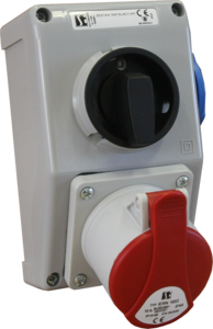 Spamel Zestaw instalacyjny ZI2 z rozłącznikiem L-0-P 32A 3P+PE - ZI22R361