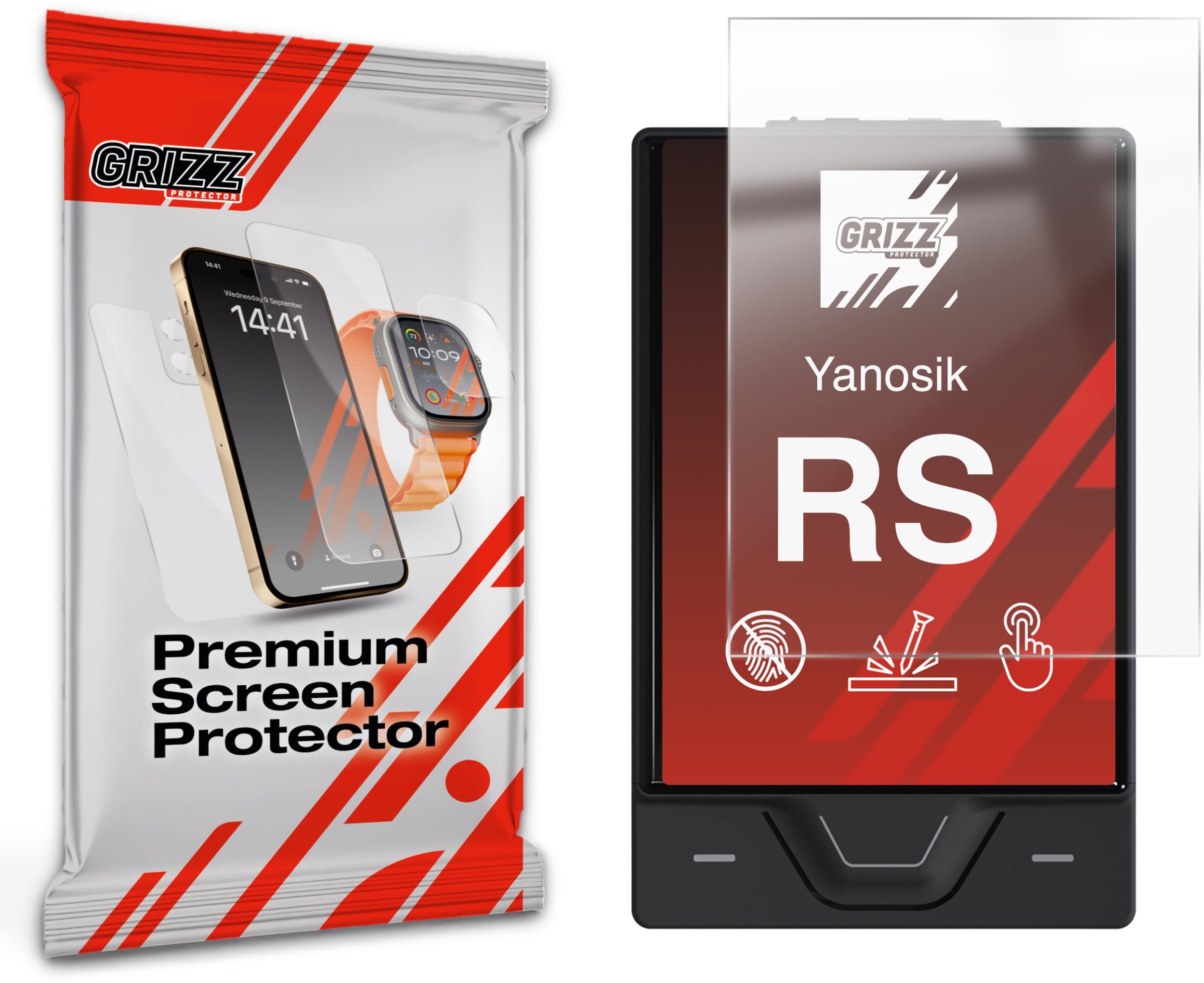 Nawigacja GPS GrizzGlass Folia matowa PaperScreen do Yanosik RS 2,8