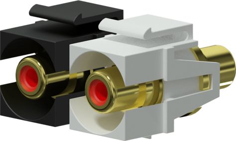 Adapter AV Procab RCA (Cinch) x2 - RCA (Cinch) x2 czarny (VCK107P/B)