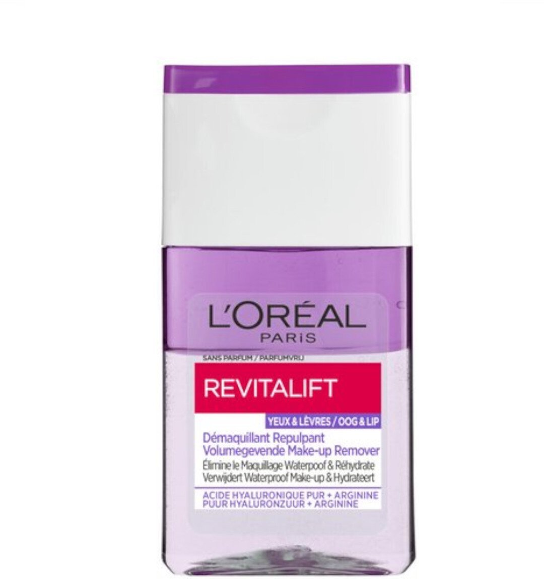 L’Oréal Paris Revitalift, Women, Makeup cleansing lotion, Hydrating, Bottle, Aqua / Water • Isododecane • Isopropyl Palmitate • C15-19 Alkane • Potass