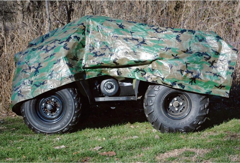 Geko Plandeka "kamuflaż-moro" 5,49x10m 100gsm