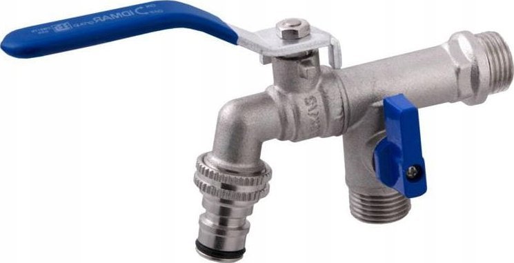 IDMAR Zawór czerpalny do wody DUO 1/2"x1/2" ANTICALC