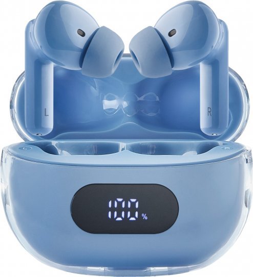 Słuchawki Intenso Intenso Buds Plus T315AE, headset (blue)