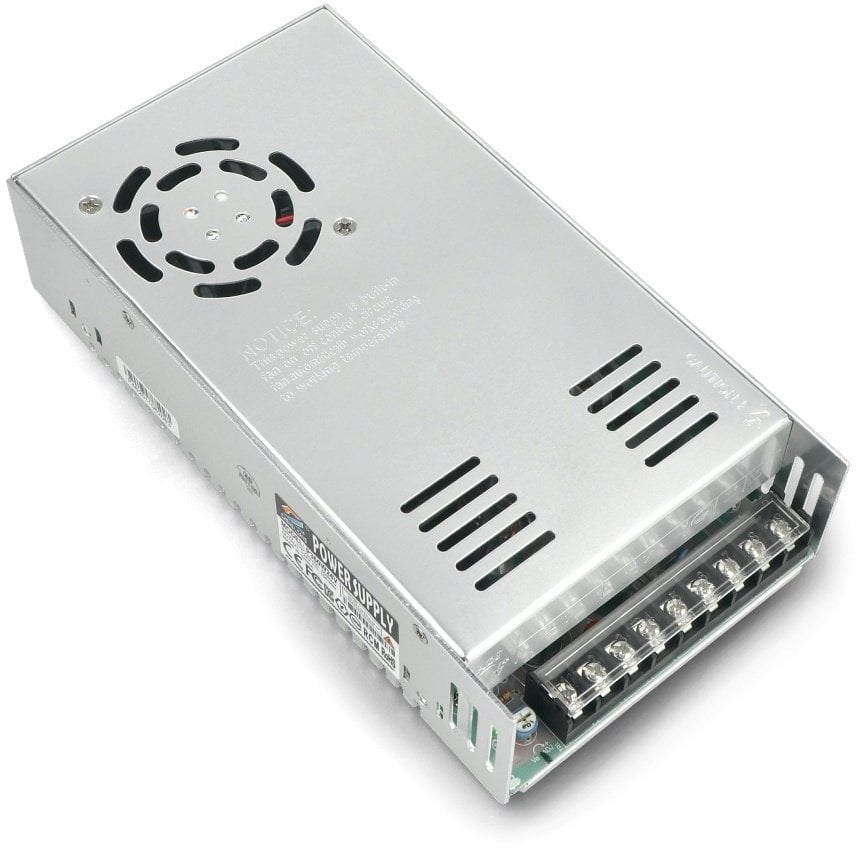 Mean Well LRS-350-24 montuojamas maitinimo šaltinis, Creality Ender-3 V2 3D spausdintuvui