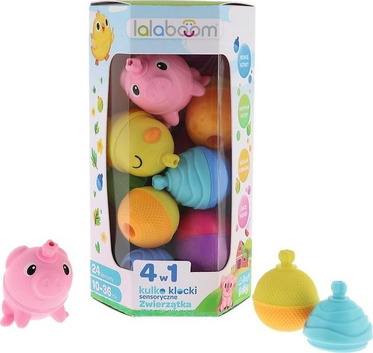 Trefl Kulko-klocki 24 el. Farma Lalaboom TREFL