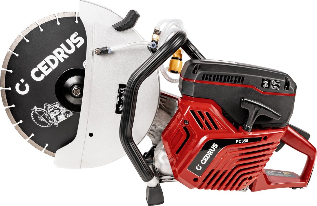 Piła łańcuchowa Cedrus CEDRUS PC350 PIŁA PILARKA PRZECINARKA RĘCZNA SPALINOWA BUDOWLANA DO BETONU ASFALTU 350mm 4,8KM - OFICJALNY DYSTRYBUTOR - AUTOR