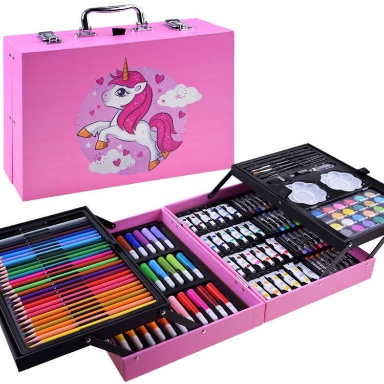 Zestaw artysty Pisaki Farby w kuferku 147el AP0002 EDUKAMP