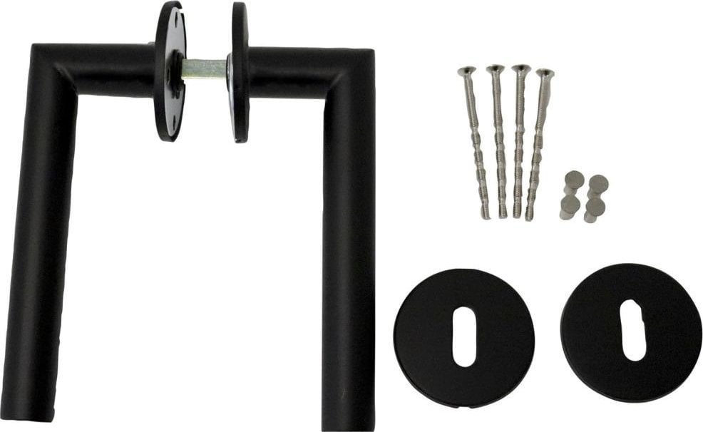 Home It Home>it® dørgreb med V-greb 19 mm. matsort