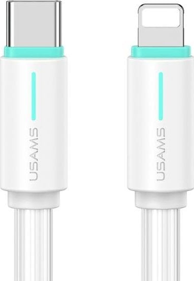 Kabel USB Usams USB-C - Lightning 1 m Biały