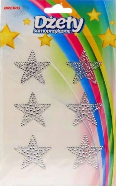 Teka Dżety samoprzylepne gwiazdki 6szt