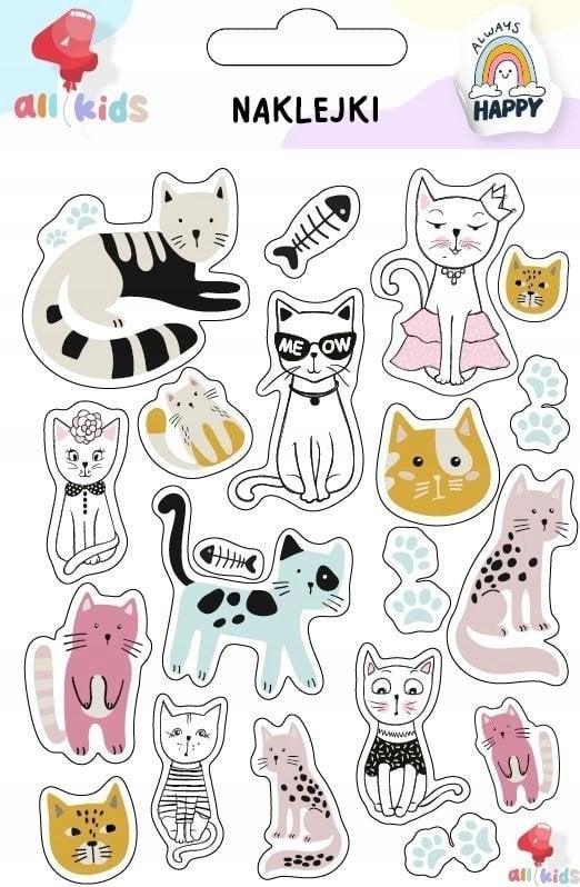 Naklejki dla dzieci Kotki