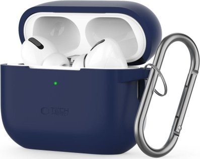 Tech-Protect TECH-PROTECT SILICONE HOOK APPLE AIRPODS PRO 1 / 2 NAVY BLUE