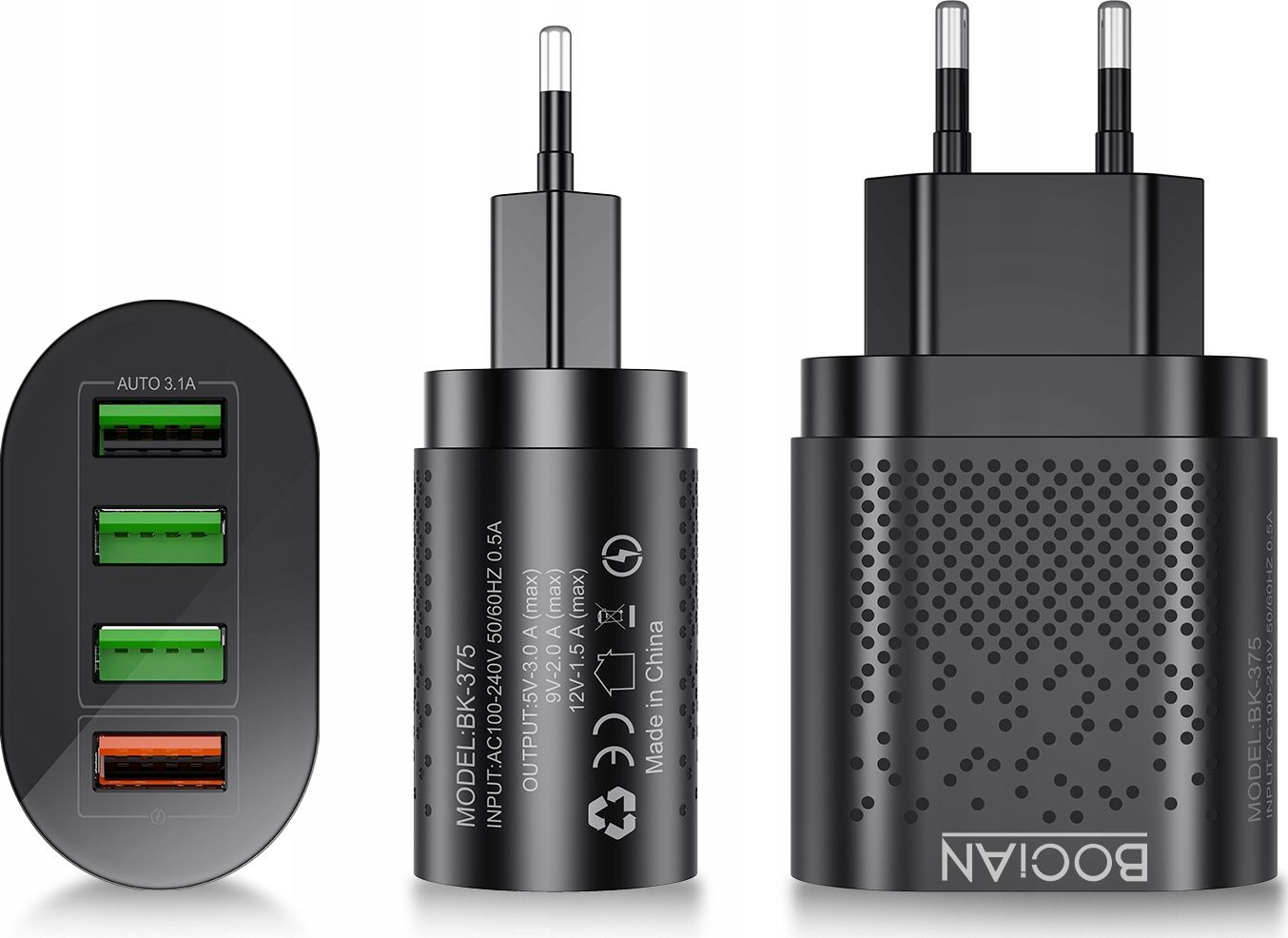 Ładowarka Bocian 4x USB-A 3.1 A