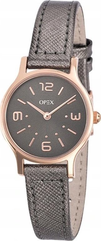 Zegarek Opex Zegarek damski Opex X4076LA3 szary