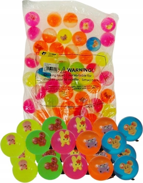 Adar Piłeczka kauczukowa 4,5cm 50szt