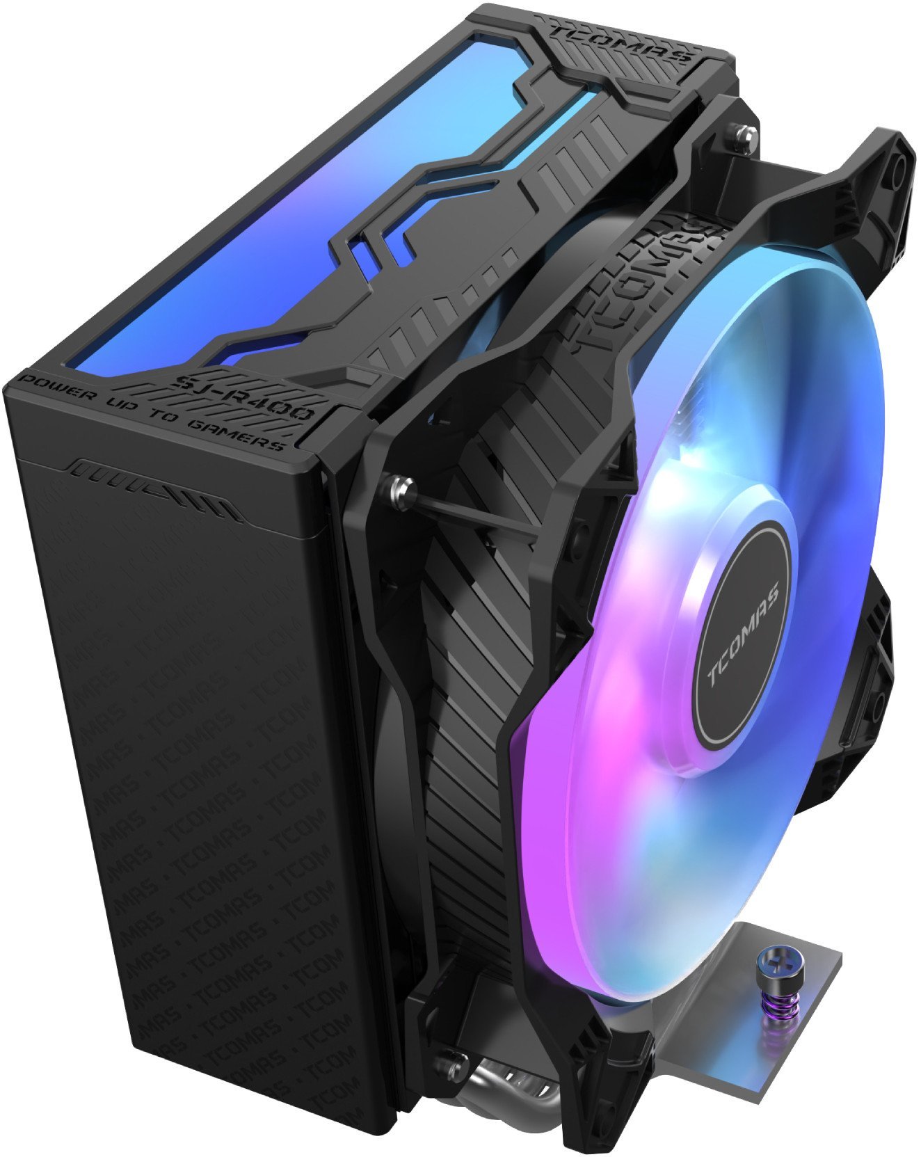 Chłodzenie CPU Tcomas SJR400 4HP Czarne