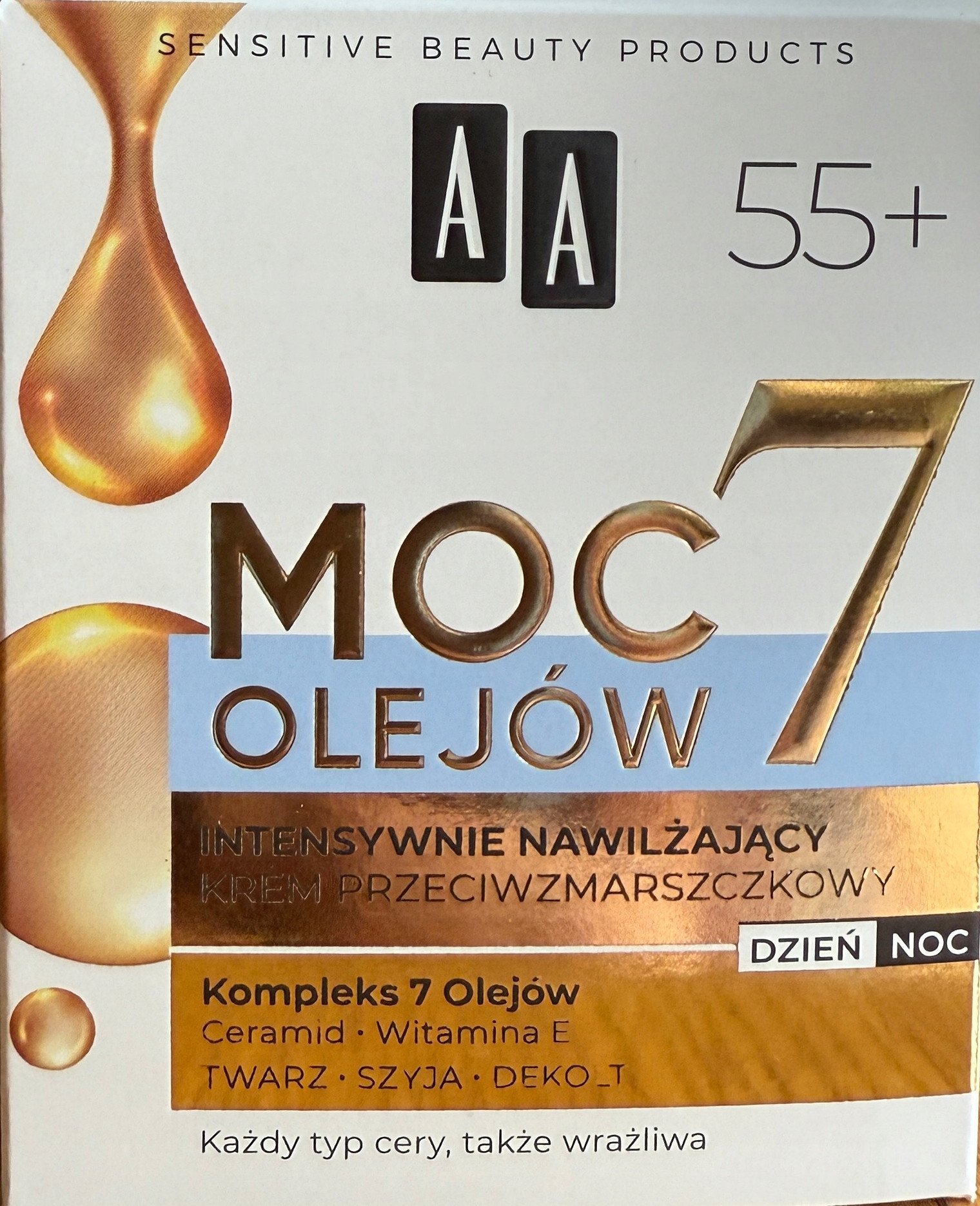 AA MOC 7 OLEJÓW Krem 55+ nawilżający 50ml