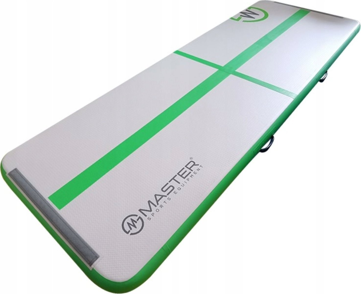 Master Dmuchany materac gimnastyczny MAS-B860-Gzreen 300 cm x 100 cm x 10 cm zielony