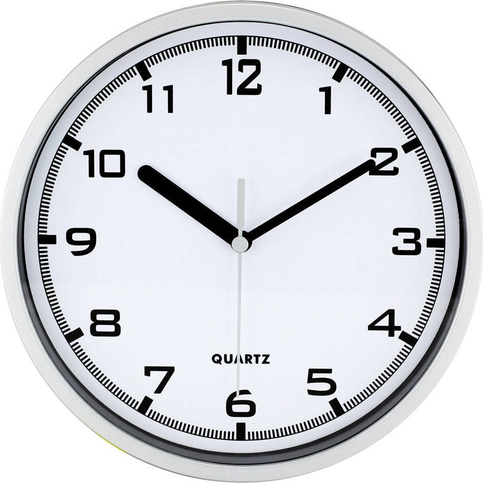 MPM Zegar ścienny MPM E01.2477.70 fi 20 cm Czytelny uniwersalny