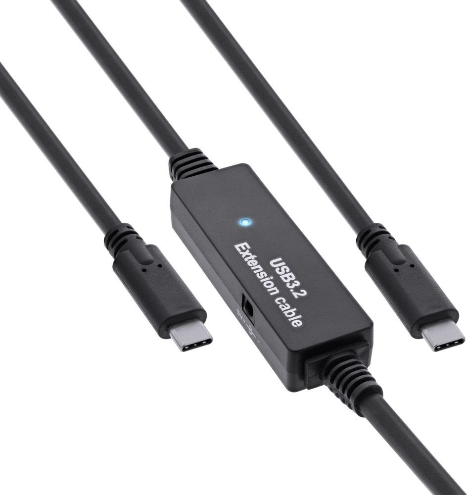 InLine InLine® USB 3.2 Gen.1 active cable, USB-C male to USB-C male, 5m