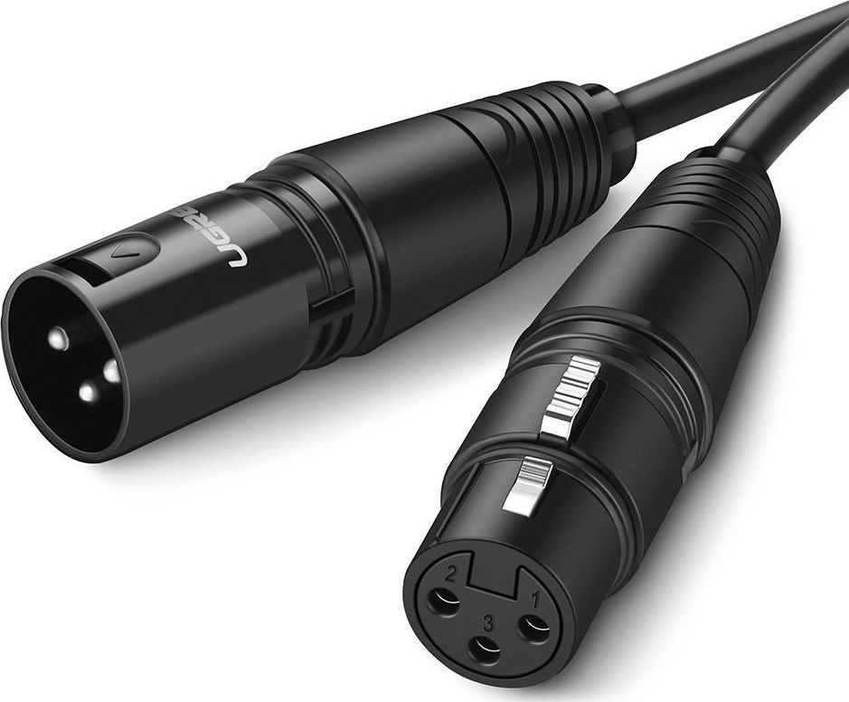 Kabel Ugreen XLR - XLR 1m czarny (UGR489BLK)