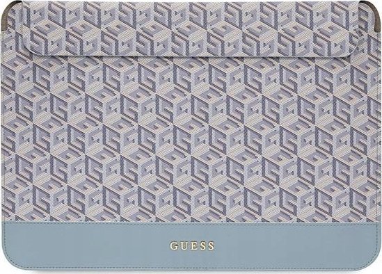Etui Guess Guess GCube Stripes Computer Sleeve - Etui na notebooka 16" (niebieski)