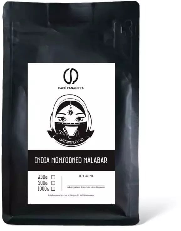 Kawa ziarnista Cafe Panamera India Monsooned Malabar 250 g