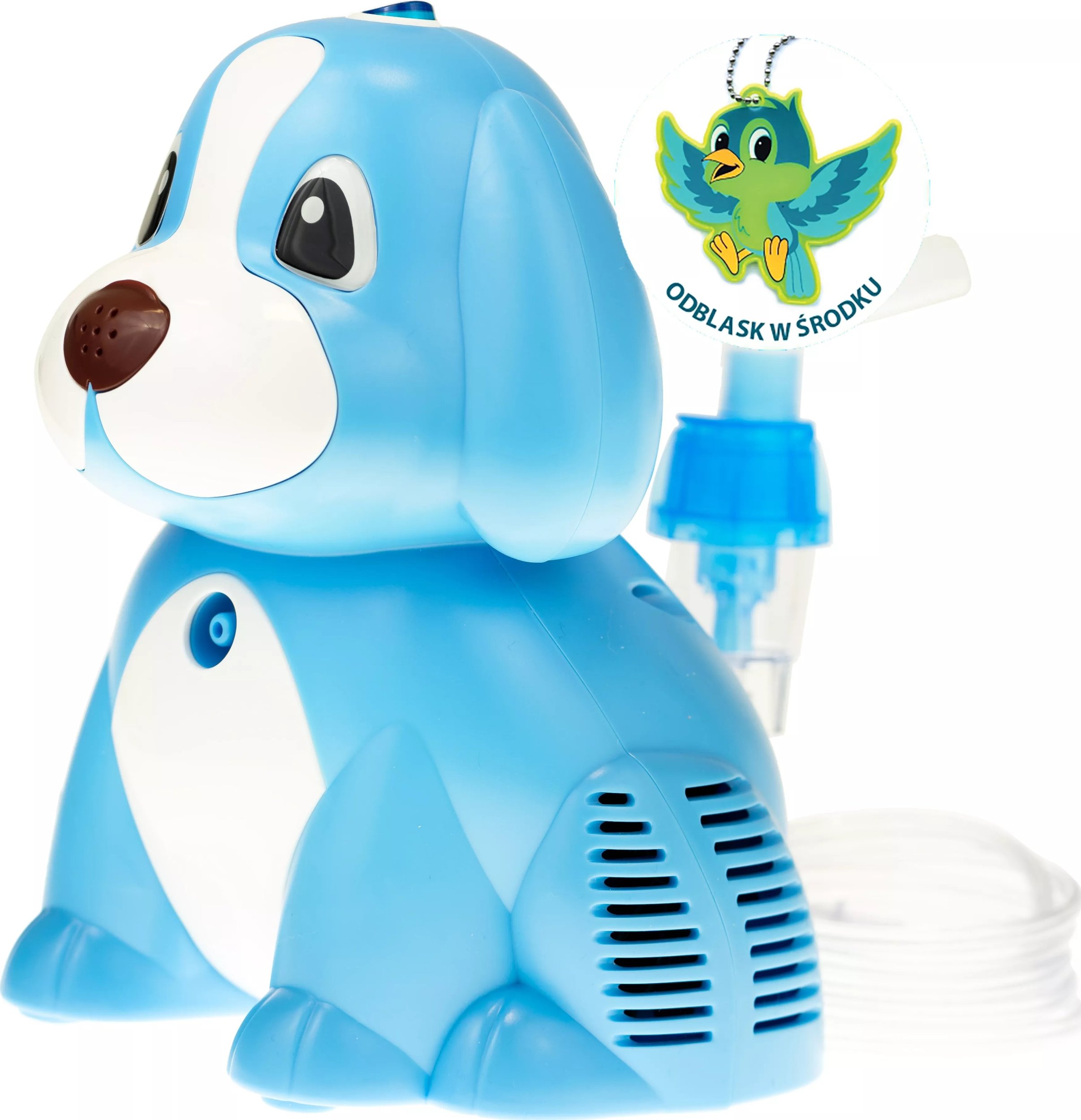 Omnibus Inhalator, nebulizator PUPPY BR-CN171 BLUE + odblaskowa zawieszka w prezencie!