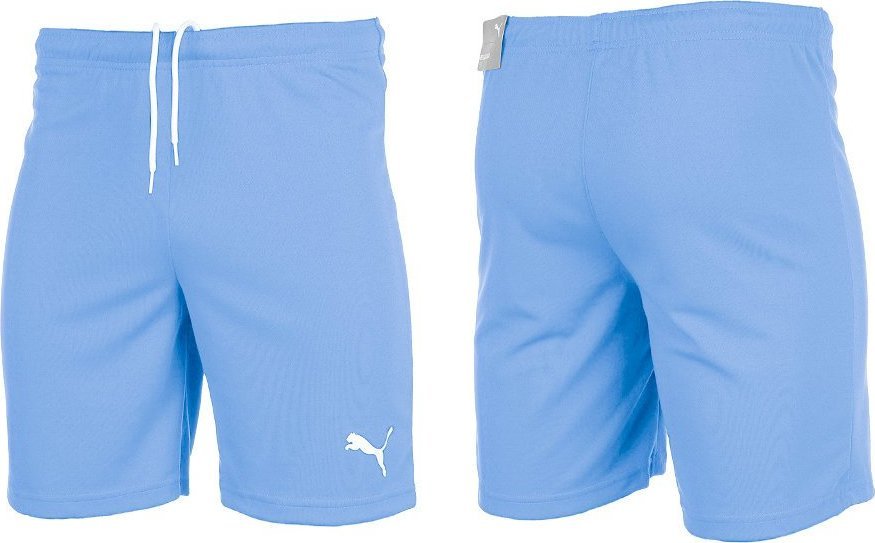Puma Spodenki męskie Puma teamRISE Short Team błękitne 704942 18 XL