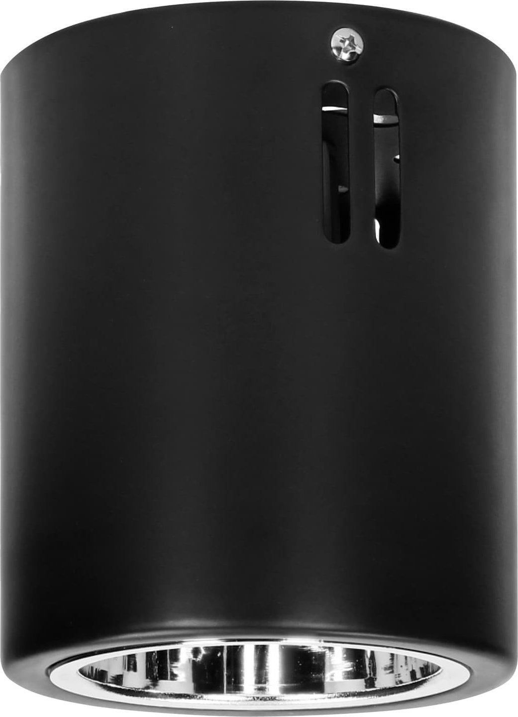 Lampa sufitowa Orno KORIN 10, oprawa typu downlight, 60W, E27, stal, czarna