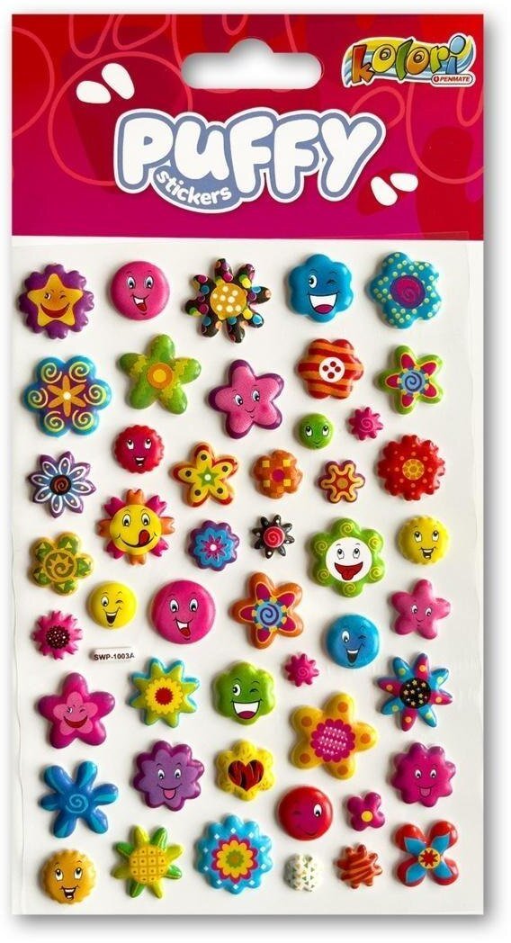 Naklejki puffy Flowers