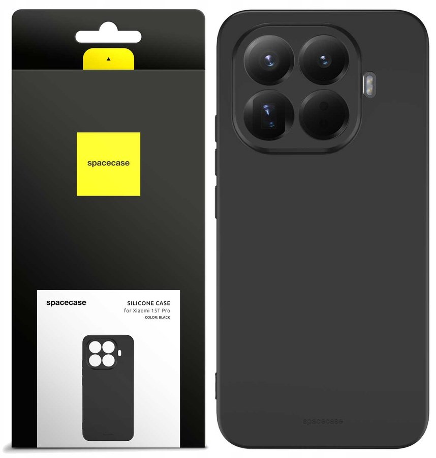 Spacecase Etui Silicone Case 3.0 Xiaomi 15T Pro black standard