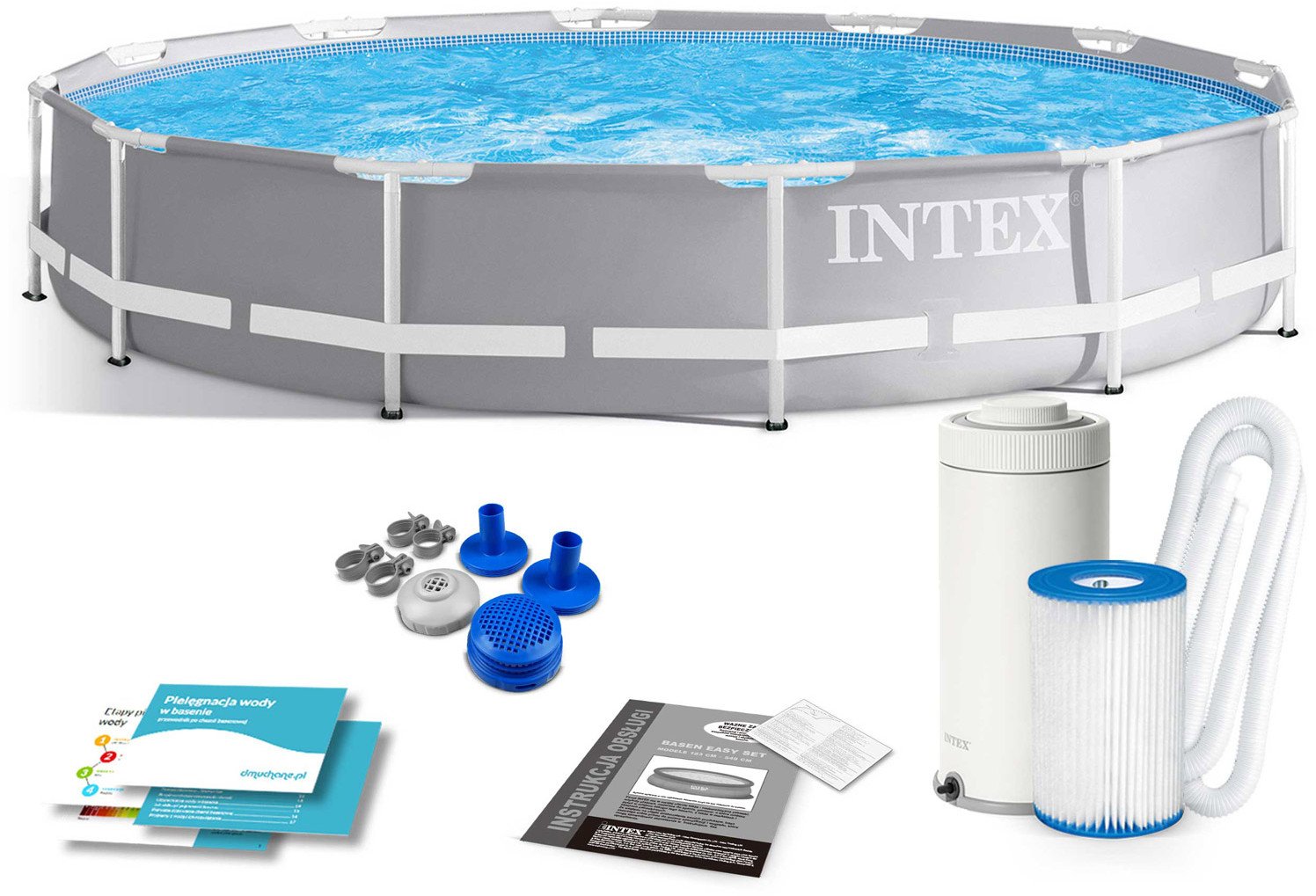 Intex Basen stelażowy Prism Frame 366cm 3w1 (26712)