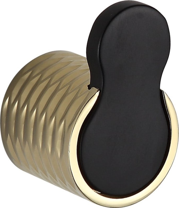 Mexen Mexen Base haczyk na ręcznik, czarny/złoty - 7088235-57