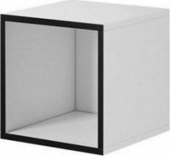 Cama Meble Regał ROCO RO6 37/37/39 biały/ czarny