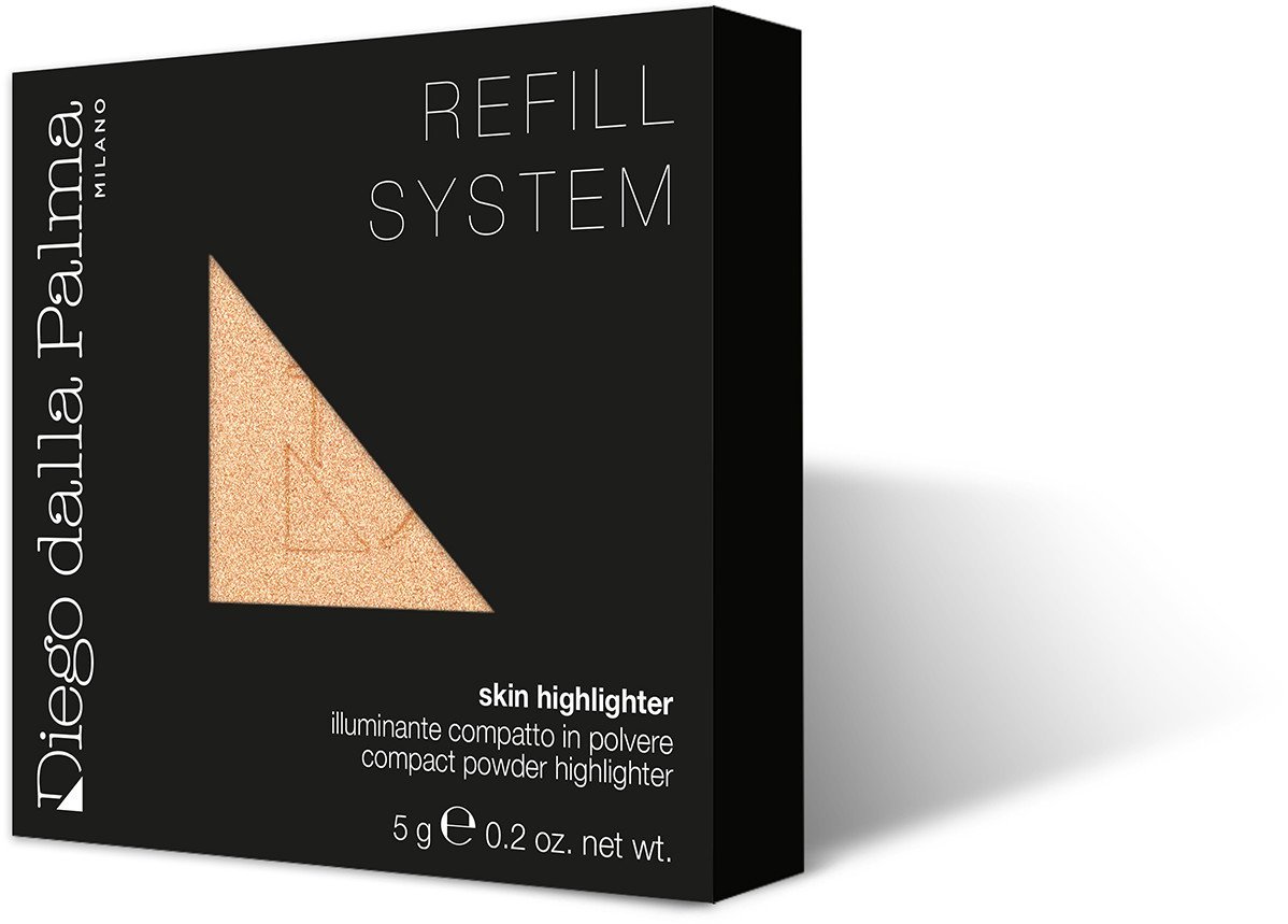 Diego Dalla Palma, Diego Dalla Palma, Blush Highlighter Compact, 134, Sabbia Dorato, 1 Shade, Refill, 5 g For Women