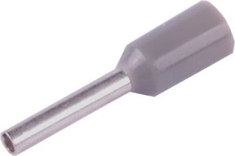 Tulejka kablowa izolowana końcówka 0,75 x 8 100szt szara Końcówka tulejkowa izolowana 0,75 x 8 100szt