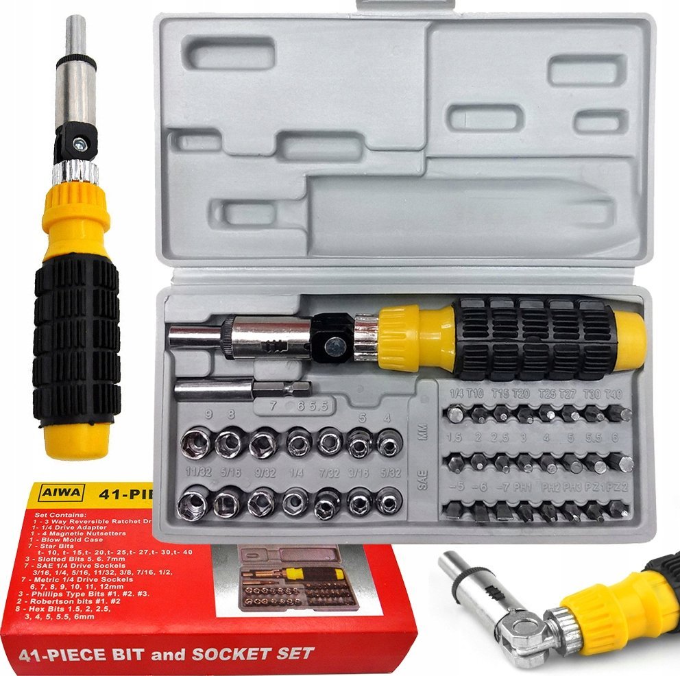 WKRĘTAK ZAPADKOWY Z ZESTAWEM BITÓW SWS-X100