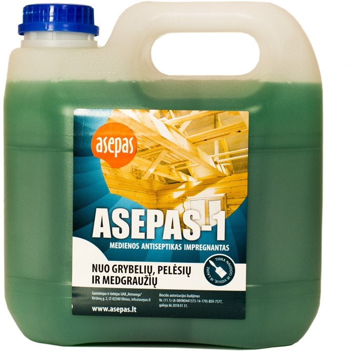 ANTISEPTIKA ASEPAS-1 10L (RETROREGA)