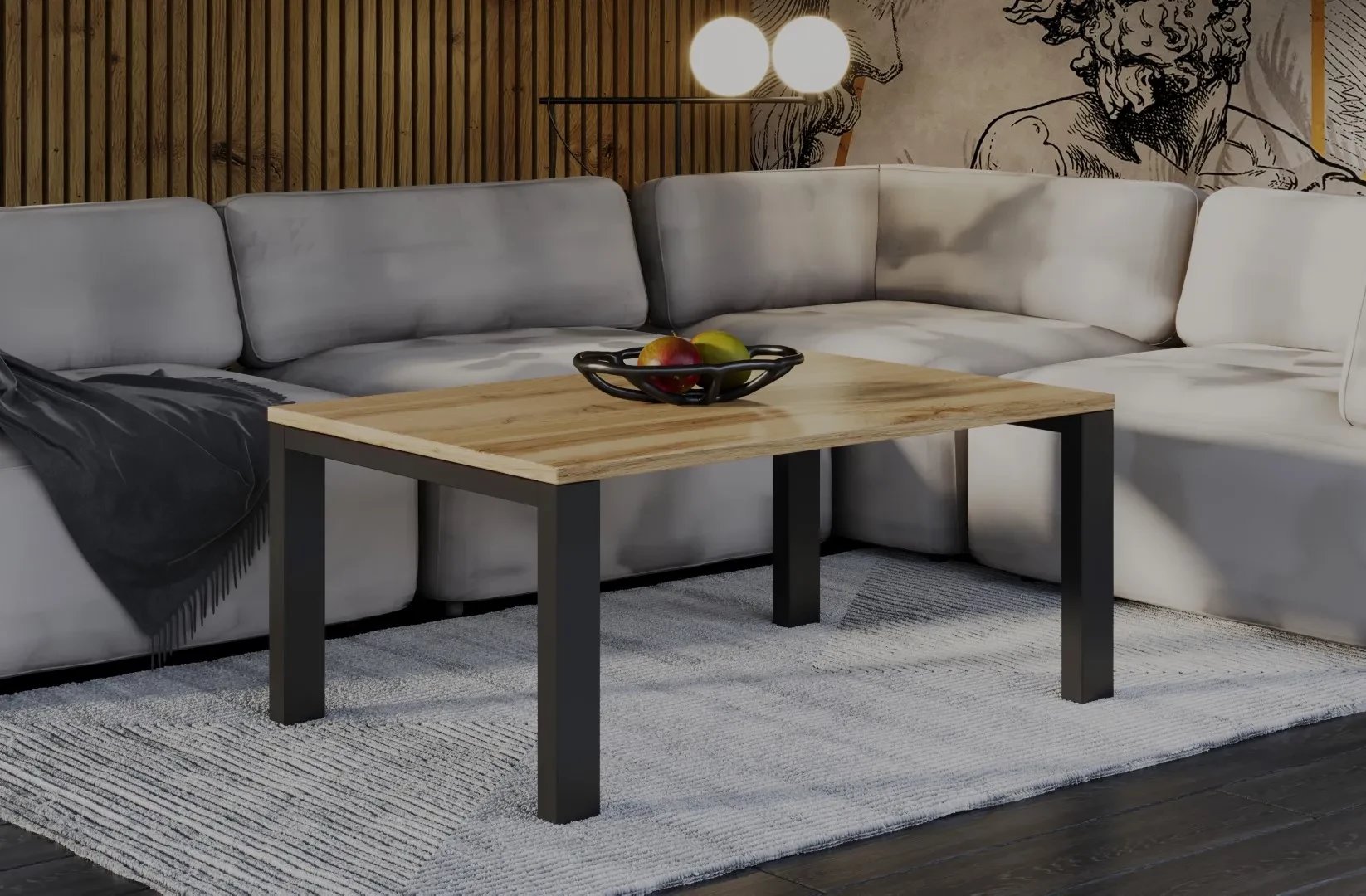 Ława GAROLD 120x80 dąb wotan ENDO